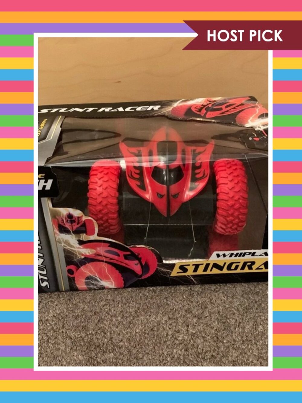 Playtek Future Tech Whiplash Stingray Extreme Speed Stunt Racer (NIB)